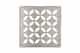 Schluter Kerdi-Drain Ens Grille 4" Nickel Brossé Floral KDIF4GRKEBTD5