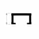 Diaplas Decorative Listello | Brushed Satin Anodized 222B | 15 mm